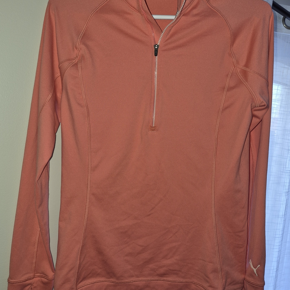 Puma Coral Pink Zip-Up Jacket